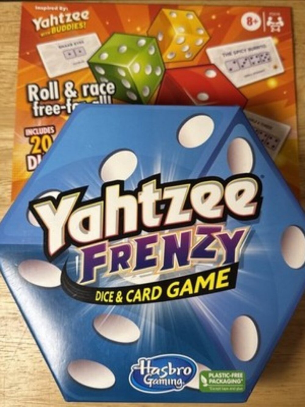 Yahtzee Frenzy Dice And Card Game